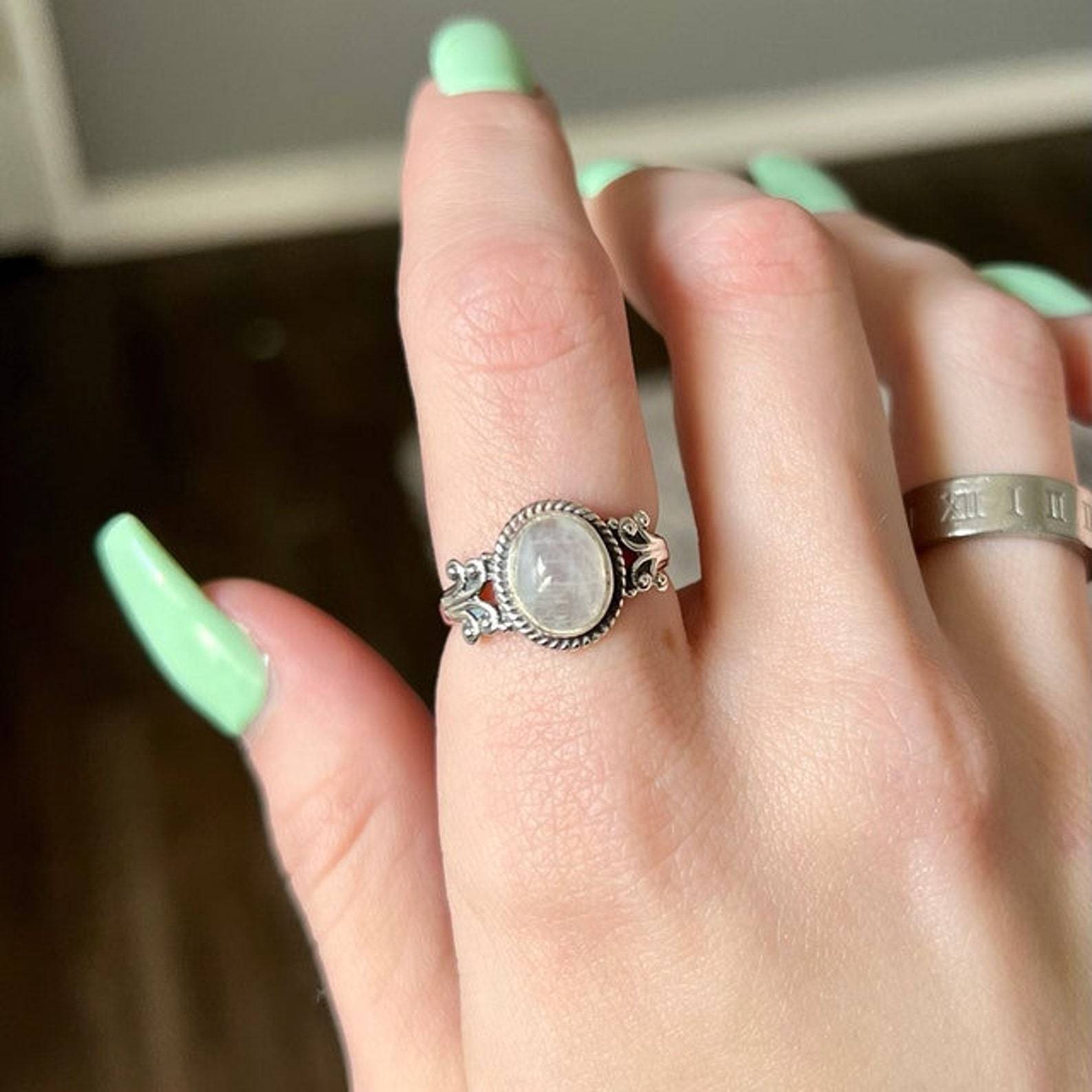 Sterling Silver Gemstone Ring